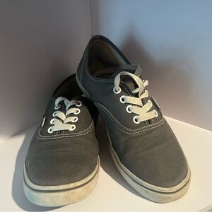 Vans - Gray Canvas Sneakers Low-Top